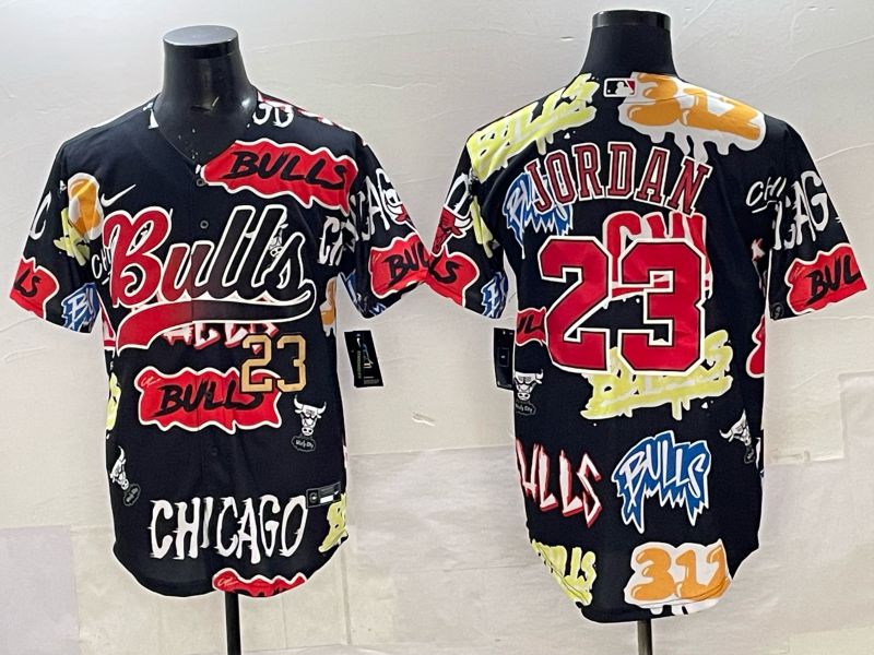Men Chicago Bulls Nike #23 Jordan black NBA 2025 Jersey style 04->chicago bulls->NBA Jersey